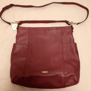 "Authentic" Coach Park Leather Hobo